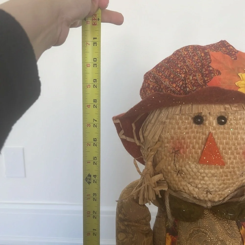 Scarecrow girl large figurine statue